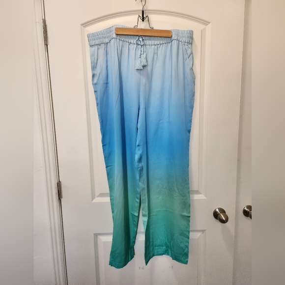 Badgely Mischka Wide Leg Silk Pant - Picture 2 of 8